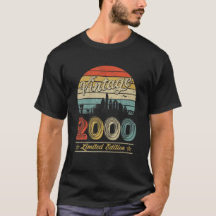 Camiseta Regalos de 22 años Vintage 2000 Edición limitada 2