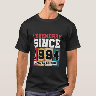 Camiseta Regalos de 30 años legendarios desde 1994 Vintage