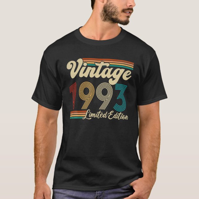 Camiseta Regalos De 30 Años Retro Nacidos En 1993 (Anverso)