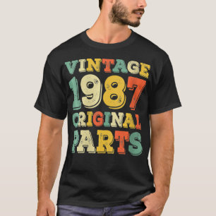 Camiseta Regalos De 34 Años Nacidos En 1987 Original Par
