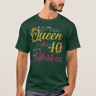 Camiseta Regalos de 40 años 40 y fabulosos desde 1982 40th