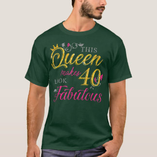 Camiseta Regalos de 40 años 40 y fabulosos desde 1982 40th 