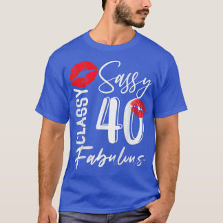Camiseta Regalos de 40 años 40 y fabulosos desde 1982 40th 