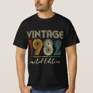 Camiseta Regalos de 40 años Vintage 1982 Edición limitada 4