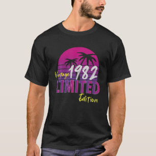 Camiseta Regalos de 40 años Vintage 1982 Edición limitada 4