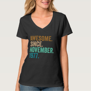 Camiseta Regalos De 45 Años Impresionantes Desde Noviembre
