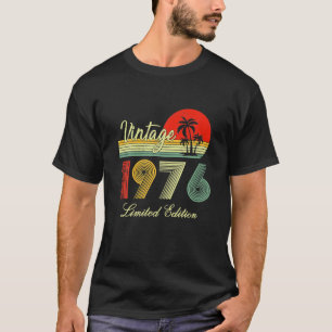 Camiseta Regalos de 46 años de antigüedad Vintage 1976 Edic