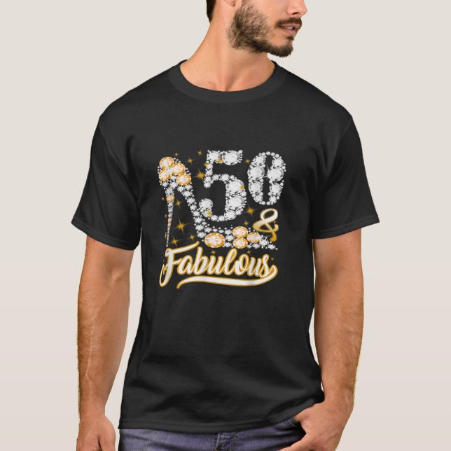 Camiseta Regalos de 50 años 50 Fabuloso Diamo de 50 años (Anverso)