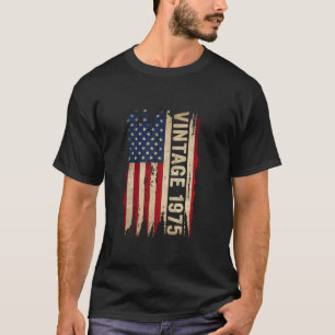 Camiseta Regalos de 50 años Vintage Bandera estadounidense