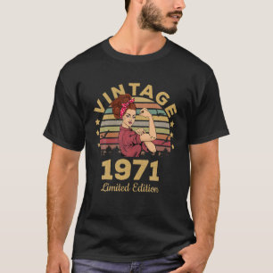 Camiseta Regalos de 51 años Vintage 1971 Edición limitada 5
