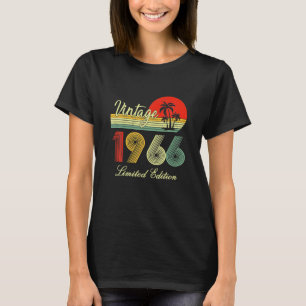 Camiseta Regalos de 56 años de antigüedad Vintage 1966 Ed