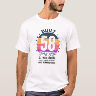 Camiseta Regalos de 58 años Vintage 1964 Edición limitada 5
