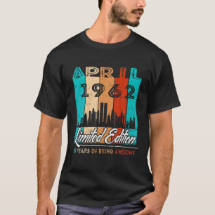 Camiseta Regalos De 60 Años 60 Vintage De Cumpleaños Abril