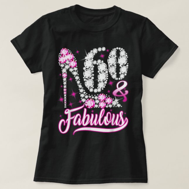 Camiseta Regalos de 60 años y 60 años fabulosos (Diseño del anverso)
