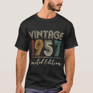 Camiseta Regalos de 65 años Vintage 1957 Edición limitada 6