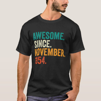 Camiseta Regalos De 68 Años Impresionantes Desde Noviembre 