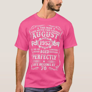 Camiseta Regalos De 70 Años Septiembre De 1952 Leyenda De M
