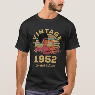 Camiseta Regalos de 70 años Vintage 1952 Edición Limitada 7
