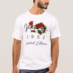 Camiseta Regalos De 70 Años Vintage 1952 Hombres Mujeres 70