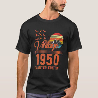 Camiseta Regalos De 72 Años Vintage 1950 Edición Limitada 7