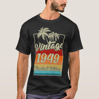 Camiseta Regalos De 73 Años Vintage 1949 Mejor De 1949 73rd