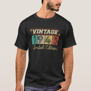 Camiseta Regalos De 77 Años Vintage 1945 Edición Limitada 7