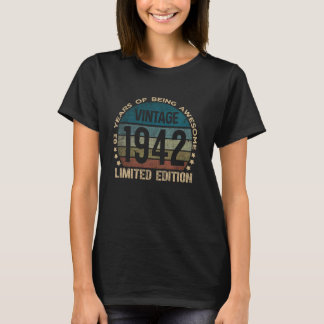 Camiseta Regalos de 83 años de edad Vintage 1942 Edición Li