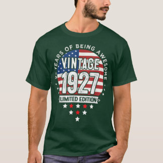 Camiseta Regalos de 95 años Vintage 1927 Edición limitada 9