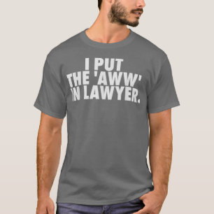 Camiseta Regalos de abogados para la Facultad de Derecho de