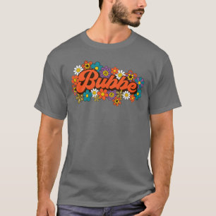 Camiseta Regalos de abuela judía Bubbe para abuela floral