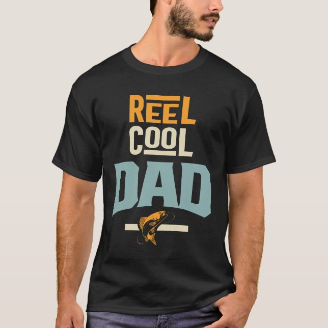 Camiseta Regalos de abuelo de padre y padre de familia Reel (Anverso)