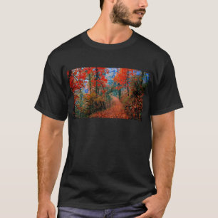 Camiseta Regalos de acuarela de las llamas del otoño en el 