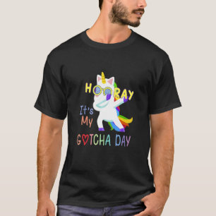 Camiseta regalos de adopción de niños de acogida Hooray es 