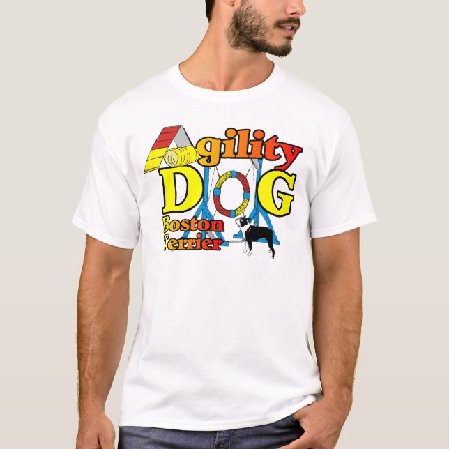 Camiseta Regalos de agilidad de Boston Terrier (Anverso)