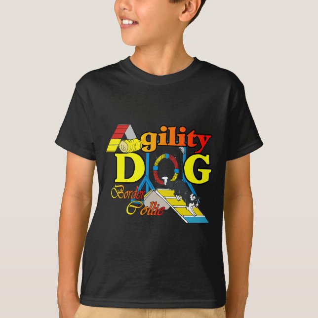 Camiseta Regalos de agilidad de color de borde (Anverso)