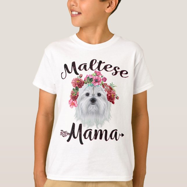 Camiseta Regalos de amante de la flor maltesa (Anverso)