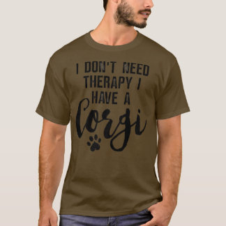 Camiseta Regalos De Amante Perro No Necesito Terapia Tengo