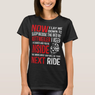 Camiseta Regalos de amor de perros de Rottweiler para mujer