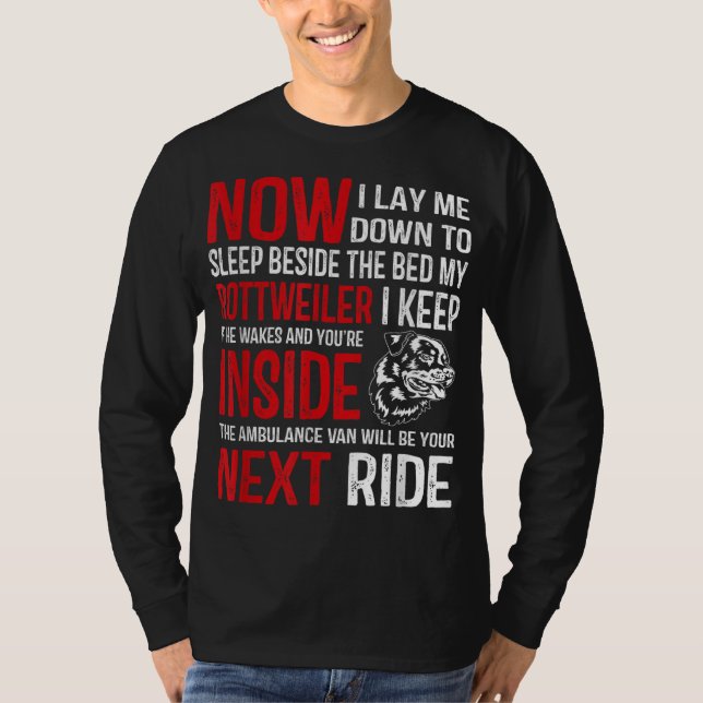 Camiseta Regalos de amor de perros de Rottweiler para mujer (Anverso)
