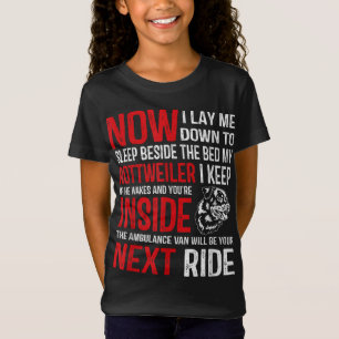 Camiseta Regalos de amor de perros de Rottweiler para mujer