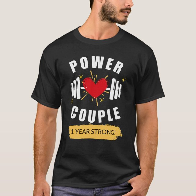 Camiseta Regalos de aniversario personalizados - Pareja Per (Anverso)