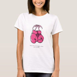Camiseta Regalos de apoyo para el cáncer de mama Mujeres co