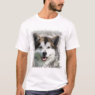 Camiseta Regalos de arte de Alaskan Malamute