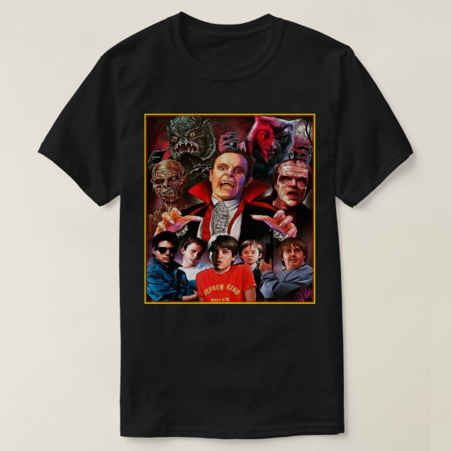 Camiseta Regalos de arte de fanáticos de los espantos unive (Diseño del anverso)