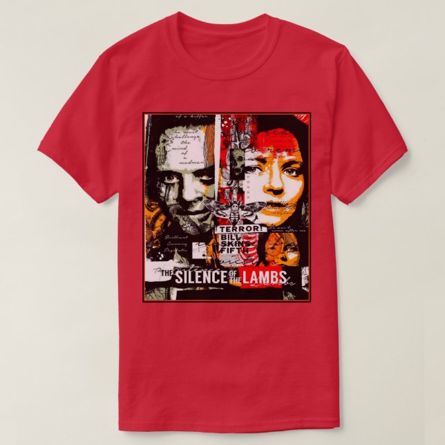 Camiseta Regalos de arte de fanáticos del silencio (Diseño del anverso)