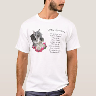 Camiseta Regalos de arte de Schnauzer en miniatura