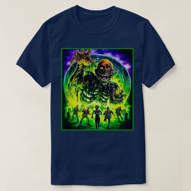 Camiseta Regalos de arte de ventiladores de puertas de ceme (Diseño del anverso)