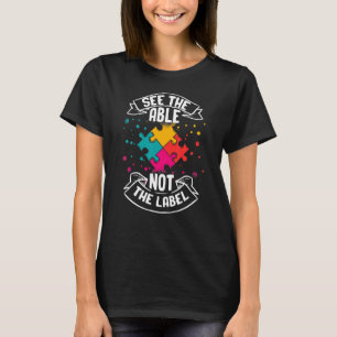Camiseta Regalos de autismo para adultos con síndrome de As