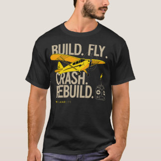 Camiseta Regalos de avión RC Construir choque de vuelo Reco