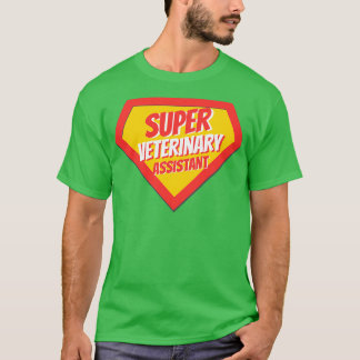 Camiseta Regalos de ayudantes veterinarios Superveterinario